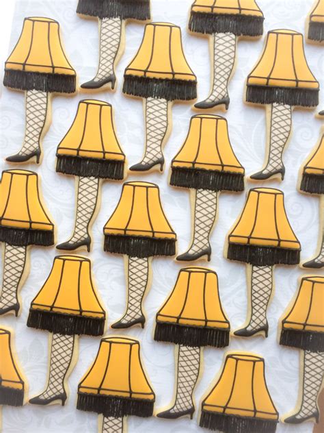 Everyone has foods that courtesy of chris morocco. A Christmas Story: Leg Lamp Cookies One Dozen Decorated