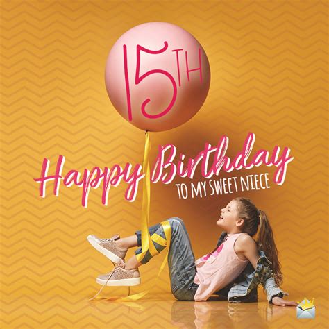 Happy Sweet 15 Birthday Quotes Happy Birthday Card