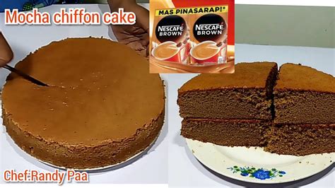 Easy Techniques Mocha Chiffon Cake YouTube