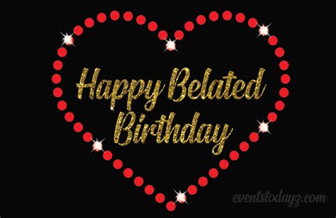 Happy Belated Birthday  Animations Belated Birthda