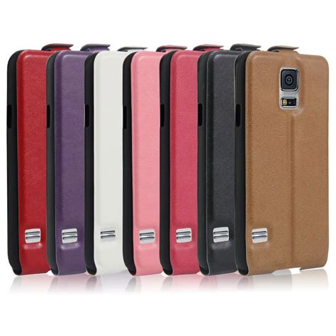 For Samsung Galaxy S 5 Leather Mobile Phone Case Magnetic