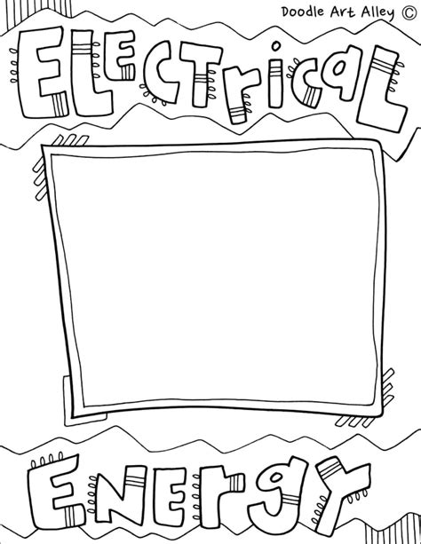 Static Electricity Coloring Pages