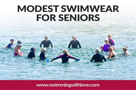 Modest Swimwear For Seniors Swimming With Love Modest Swimwear
