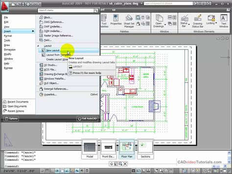 Autocad Tutorial Working With Layouts Part 1 Youtube