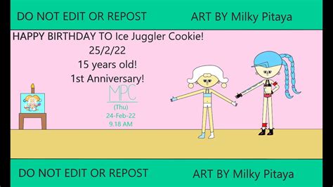 Happy Birthday To Ice Juggler Cookie Jinx Gaming Speedpaint Youtube
