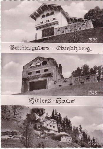 Obersalzberg Hitlers Haus 1939 1945 1952 Postkarte In Photodruck