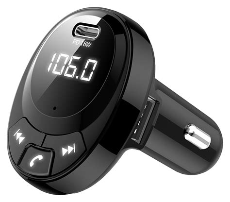 Wireless Quick Charge Car Transmitter Bluetooth Mp3 Player Fm For Car