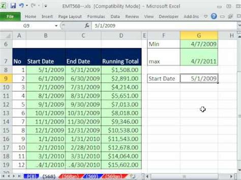 excel magic trick  sumifs function monthly running