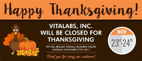 Closed In Observance Of Thanksgiving
