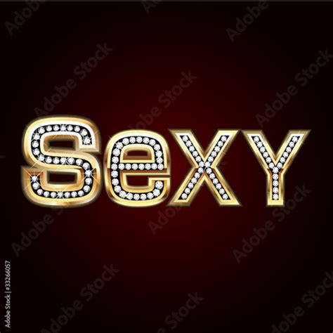 Sexy Word In Bling Stock Image And Royalty Free Vector Files On Pic 33266057