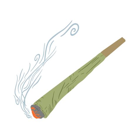 Burning Weed Joint Good For Graphic Design Resouces 25548139 Vector