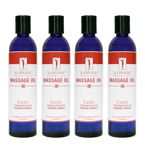 Master Massage Organic And Unscented Water Soluble Blend Massage Oil