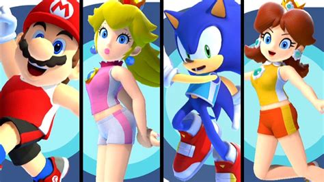 Mario And Sonic At The Olympic Games Tokyo 2020 ALL CHARACTERS Switch