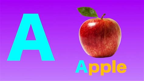 A Is For Apple Abc Alphabet Phonics Song Nursery Rhymes For Kids