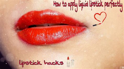 Tutorial How To Apply Liquid Lipstick💄perfectly Lipstick👄hacks