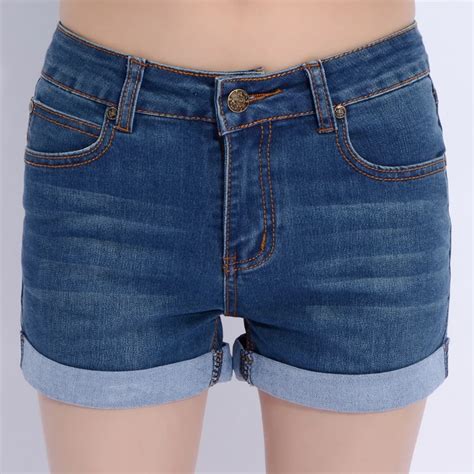 Summer Women Shorts Causal Jeans Short Pants Straight Denim Shorts
