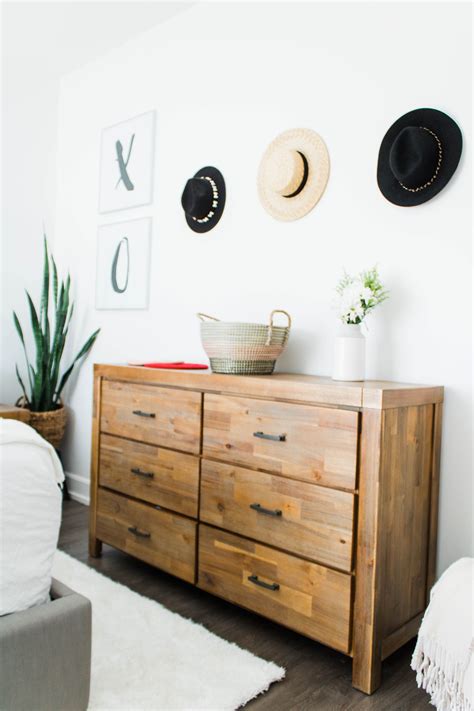 Storage beds are one of the most obvious storage hacks for small bedrooms, but they're also among the best. Acadia Dresser | Wood bedroom design, Bedroom inspiration ...