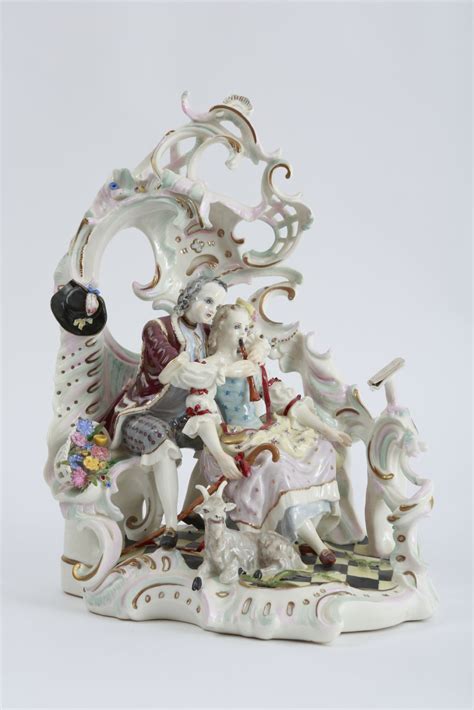 Rococo Porcelain Sculpture Nymphenburg Porcelain Pottery Antiques