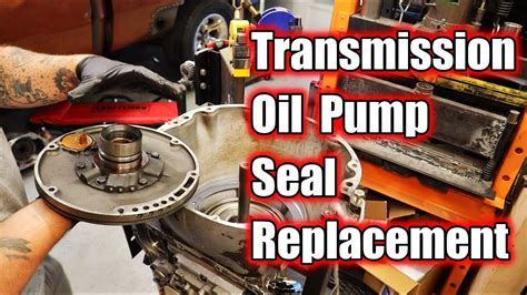 How To Fix Leaking Transmission Front Oil Pump Seal Youtube