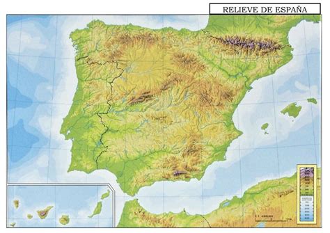 Radiador Evaluar Agotamiento Mapa Mudo Del Relieve De España Evaporar
