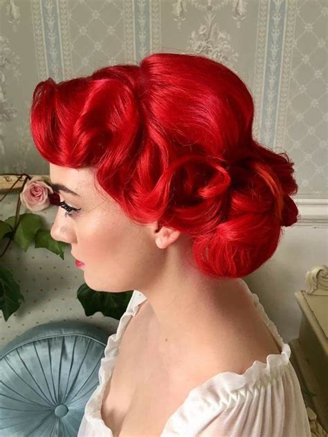Vintage Red Hair Vintage Hairstyles Vintage Wedding Hair Rockabilly