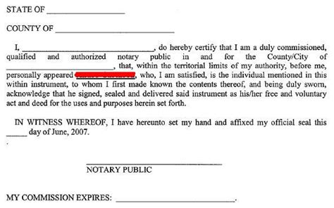 All registered canadian notaries have their signatures on file with global affairs canada. Best Photos of Texas Notary Block - Sample of Notary ...