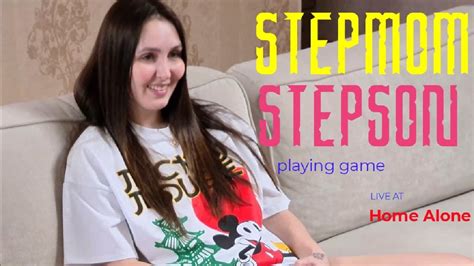 Stepmom And Stepson Playing Game Sasha Paradise Youtube