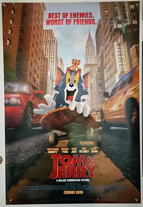 Tom And Jerry 2021 Original Double Sided Movie Poster Etsy Canada