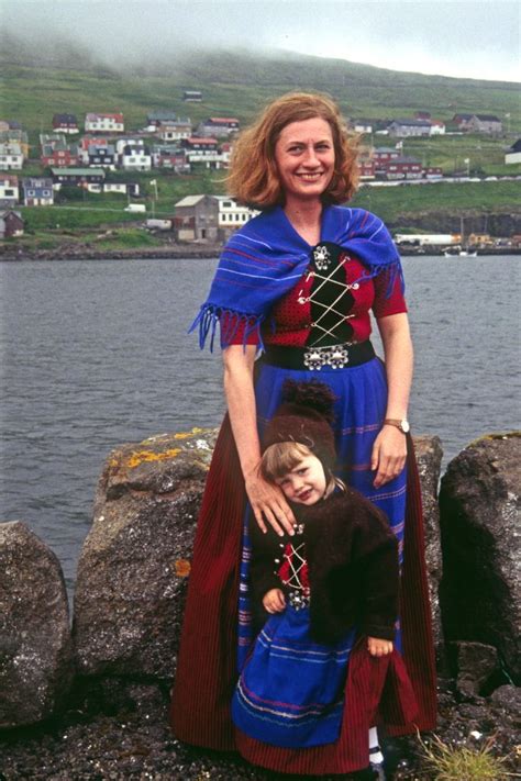 Traditional Costume In The World Faroese Woman With Perhaps Her