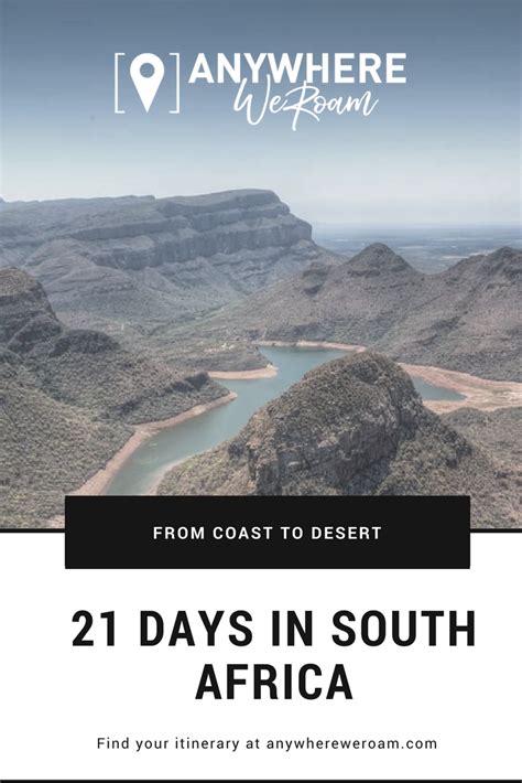 3 Week South Africa Itinerary Maps Anywhere We Roam South