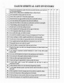 18+ Spiritual Gift Inventory Templates in PDF | Word | Google Sheets ...