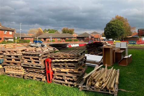 Large Piles Of Wood Appear After Dangerous Bonfire Was Cleared