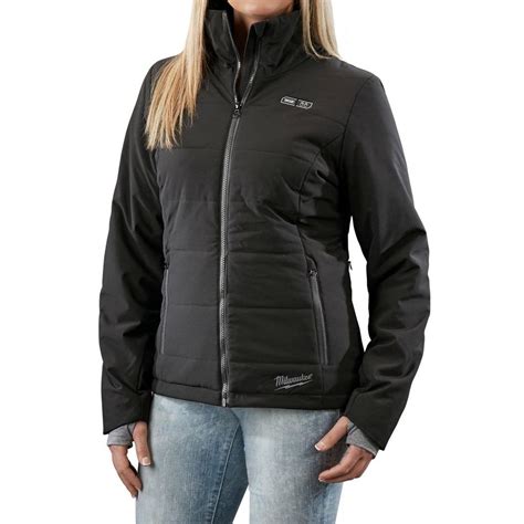 Milwaukee Womens Large Black M12 Lithium Ion Cordless Heated Jacket