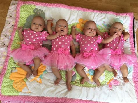 The Webb Sisters In Canada Identical Quadruplets Quadruplets Twin