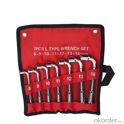 L Type Perforation Socket Wrench Carbon Steel Wrench Hand Tools Real