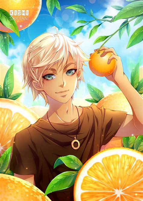 Orange Boy Redraw By Kishishiotani On Deviantart Anime Anime