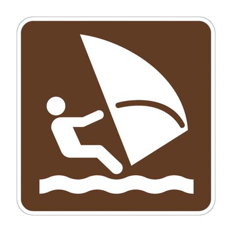 Wind Surfing Symbol Sign Rs 108 Nps National Park Service Signs