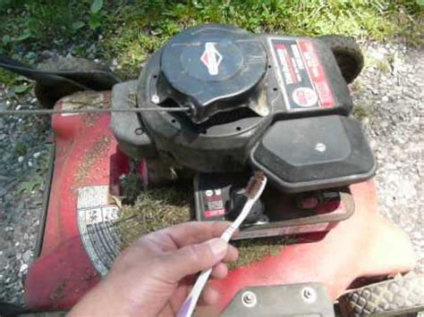 Murray b&s 4.75hp push lawn mower gas tank w/ carburetor & air filter. Lawn Mower Repair Cleaning Air Filter Part 1 - YouTube
