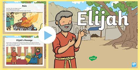 Elijah Bible Story Powerpoint Rme Resource First Level