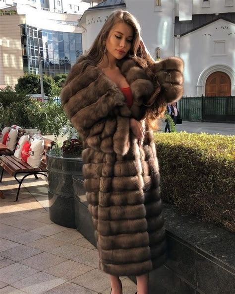 Sable Fur Coat Fox Fur Coat Fur Coats Fur Coat Fashion Street Style Women Beautiful Outfits