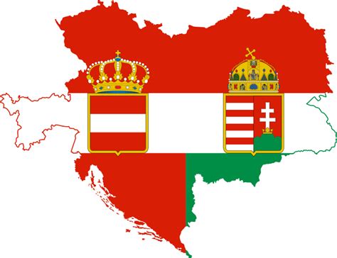file flag map of the austro hungarian empire civil ensign svg wikimedia commons hungary