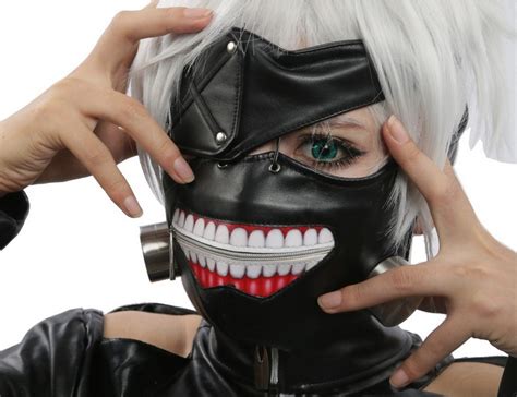 Mascara De Tokyo Ghoul Kaneki Cosplay Halloween Fiesta S 6000 En