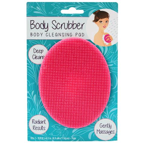 Silicone Body Scrubber Body Cleansing Pad Pink