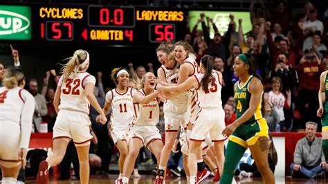 Iowa State Womens Basketball Cyclones Hand Baylor First Big 12 Loss