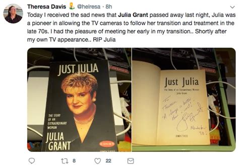 Julia Grant Trans Rights Pioneer Dies Aged 64