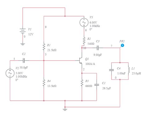 Amplitude Modulation Circuit Diagram Using Transistor Circuit Diagram