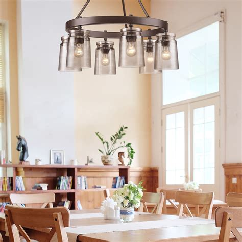 Today is the start to our spring home tour series! Golden Lighting makes golden hour even brighter. | Dining ...