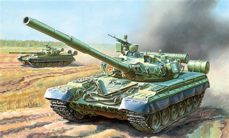 Russian Main Battle Tank T 80b Zvezda 3590