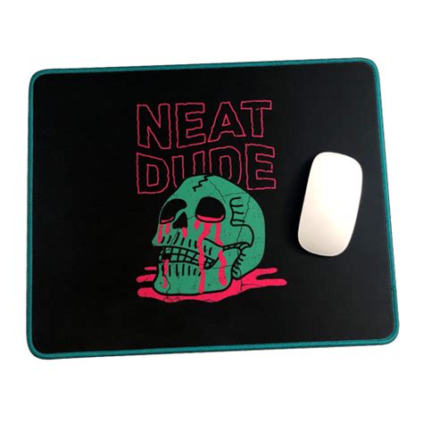Skull Puddle Mousepad - Neat Dude in 2020 | Mouse pad, Skull, Soft