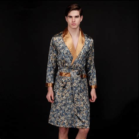 Robes étonnantes Blog Mens Silk Robes Paisley
